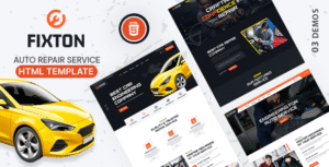 Fixton – Auto Repair Services React and NextJS Template