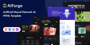 AIForge – Multipurpose AI SAAS Startup HTML Template