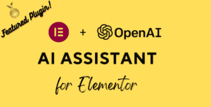 AI Assistant for Elementor – OpenAI GPT
