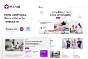 Mantri – Home Visit Medical Service Elementor Template Kit