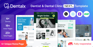 Dentalx – Dentist & Dental Clinic NextJS Template
