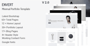 Envert – Minimal Portfolio HTML Template