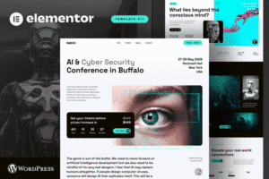 Nexi – AI & Cyber Security Event Conference Elementor Pro Template Kit