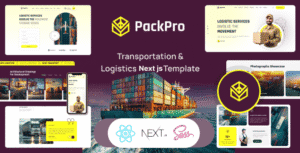 PackPro – Transportation & Logistics Next JS Template