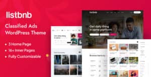 Listbnb – Classified Ads WordPress Theme