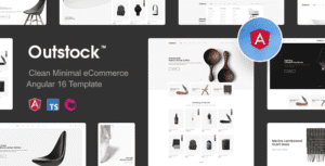 Outstock – Clean, Minimal eCommerce Angular 18 Template