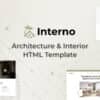 Interno – Architecture & Interior HTML Template