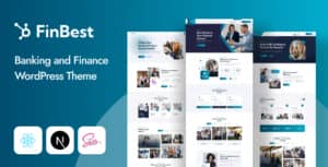 Finbest – Banking and Finance React Next js Template