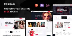 Broadx – Internet Provider & Satellite TV HTML Template