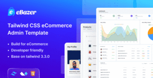eBazer – Tailwind CSS eCommerce Admin Template