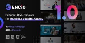 Gencio – Marketing & Digital Agency HTML Template