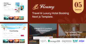 Housey – Resort & Hotel React Next js Template