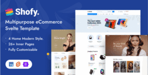 Shofy – Multipurpose eCommerce Svelte Template