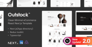 Outstock – React Next JS Minimal eCommerce Template
