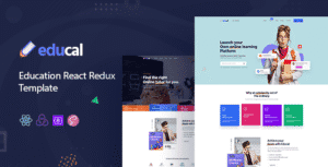 Educal – Online Learning and Education React Redux Template + RTL