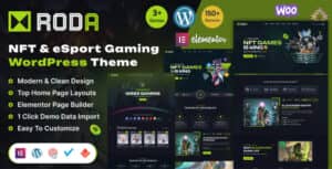 Roda – Gaming Store & eCommerce WordPress Theme