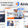 Airvice – AC Repair Services HTML5 Template