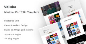Valuka – Minimal Portfolio Template