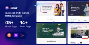 Binoz – Creative Business Agency HTML Template