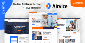 Airvice – AC Repair Services HTML5 Template