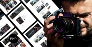 Zeo – Photography Portfolio & Blog PHP Template
