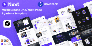 Next – MultiPurpose Symfony Template