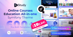 HiStudy – Online Courses & Education Symfony Template