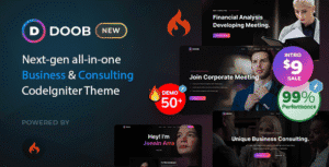 Doob – Business & Consulting CodeIgniter Template
