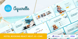 Aquarelle – Hotel Booking NextJs Directus CMS Template