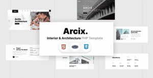 Arcix – Architecture PHP Template