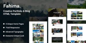 Fahima – Creative Portfolio & Blog HTML Template