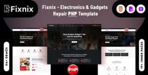 Fixnix – Electronics & Gadgets Repair PHP Template