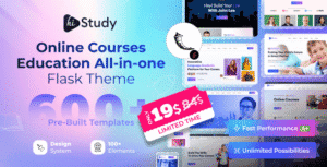 HiStudy – Online Courses & Education Flask Template