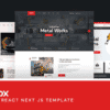 Dustrilox – Factory & Industrial React Next js Template