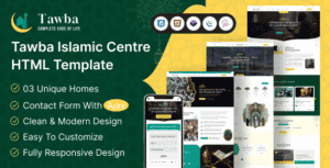 Tawba – Islamic Center HTML Template