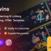 Betwins – Online Crypto Gaming & Lottery Affiliate HTML Template