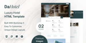 Dahotel – Luxury Hotel HTML Template