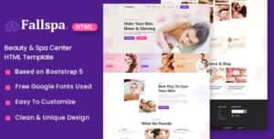 Fallspa – Beauty & Spa Center HTML Template