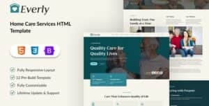 Everly – Home Care Services HTML Template