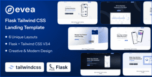 Evea – Flask App Landing Page Template