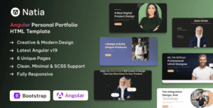 Natia – Angular Personal Portfolio Template