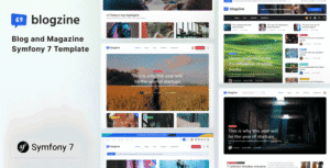 Blogzine – Blog & Magazine Symfony 7 Template