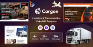 Cargon – Logistics, Cargo & Transportation CakePHP Template