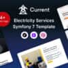 Current – Electricity Services Symfony 7 Template