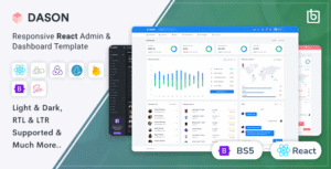 Dason – React Admin & Dashboard Template