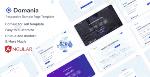 Domania – Domain for Sale Angular Template