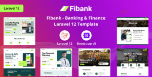 Fibank – Banking & Finance Laravel 12 Template