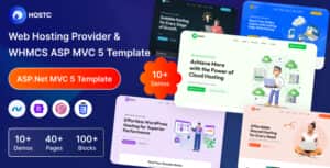Hostc – Web Hosting Provider & WHMCS ASP.Net MVC 5 Template