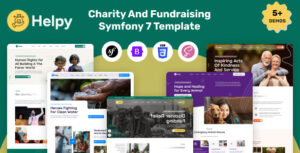 Helpy – Charity And Fundraising Symfony 7 Template
