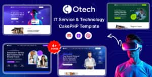 oTech – CakePHP IT Solutions & Technology Startup Template